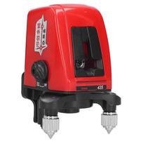 AK435 Portable Laser Line Level 2Line 1 Dots Self Leveling Red Beam Level Measure Tool Color: As shown in the picture