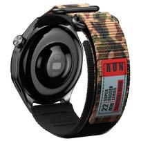 22mm Nylon Strap for Garmin Vivoactive 4, Forerunner 255 265, Venu 2/3/4 45mm, Nylon Velcro Band for Huawei Watch GT 4 3 2 46mm 22mm kamufliažas