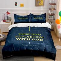 No Favoritism With God Bedding Set Bedding set (1 duvet cover, 2 pillowcases, duvet not included) 135x200cm