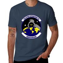 23rd Space Operations Squadron (23 SOPS) Crest TShirt Casual Loose Fit Summer Tee Shirt S