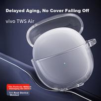 Case for vivo TWS Air IQOO TWS Air Earbuds, Minimalist Premium Anti-Drop Soft Cover, Creative Non-Slip Transparent Full