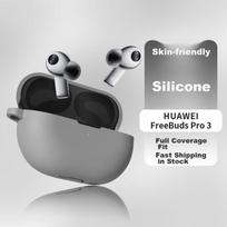 FreeBuds Pro3 Case, Bluetooth Earphone Storage Box, Liquid Silicone Soft Shell, Full Coverage Shockproof Ultra-Thin Case, I9 Premium Gray
