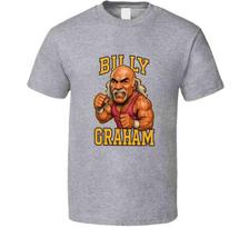Superstar Billy Graham Retro Wrestling Legend Caricature Unisex T-Shirt L