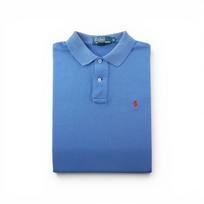 Seconde vie - Polo manches courtes Homme Bleu - Bon état M mėlyna
