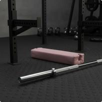 Barbell Shoulder Pad Cushioned Cushion Smooth Cover Padded Bar Sleeve Pink