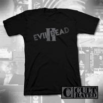 Evil Dead II: Title sequence shirt, Hand-Printed Cult Classic, Black Friday Sale L