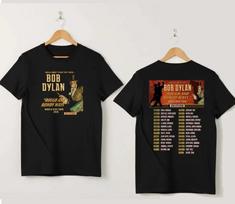 Bob Dylan Rough And Rowdy Ways Tour 2026 Vintage Concert Graphic Tee M