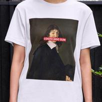 Unisex Rene Descartes Shirt, Cogito Ergo Sum, Vintage Philosopher Shirt, Self Help, Reflection, Meditation, Therapy, Psychology S