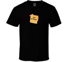 Buy Bitcoin Sticky Note T Shirt L