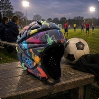 Sports Headgear Quilted OpenFace Head Impact Absorption Absorbing Padded Covering for