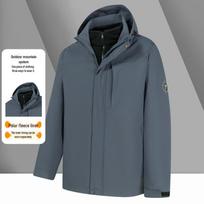 Pierre Cardin Unisex 3-in-1 Fleece-Lined Windproof Outdoor Jacket Set XL