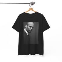 Jason Statham Marškinėliai Retro Plakatas Naujas Aktorius Unisex Storo Medvilnės Marškinėliai M gray