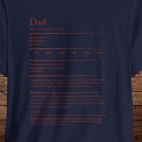 Dungeons and Dragons Dad Shirt Funny DnD Fathers Day Gift Dungeon Master BBQ Grill Gamer Dad Stat Block T Shirt 4XL