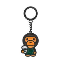 Starbucks x BAPE Baby Milo Keychain ONE SIZE įvairiaspalvis