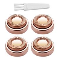 4Pcs Facial Hair Remover Replacement Heads,Hair Removal Replacement Heads For Women's Epilator, Used For Hair Remover One Size