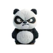 2D Acrylic Creative New Cute PandaPendant Cross Norder Flat Car Interior Decoration Hanging Key One Size