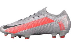 Nike Mercurial Vapor 13 Elite Fg Metallic Grey Crimson AQ4176-906 41