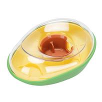 Plastic Slow Feeder Dog Bowl Durable Avocado Pet Feeder Practical Pet Toy Bowl  Home Use Avocado