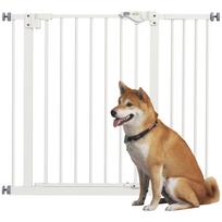 Adjustable Safety Gate w/ One Extensions, Four Adjustable Screws, White 94 x 2 x 77 cm balta