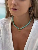 SHELL Choker Necklace Mint