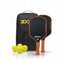 Pickleball rackets ZOODO P6 3K carbon fiber ORANGE + 4 USAPA balls