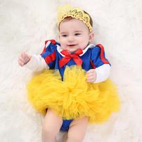 Girls' Long Sleeve Romper Tutu Outfit - Baby Birthday and Festival Wear 80 (12-24 months)