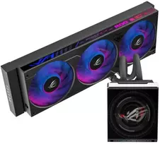 ASUS ROG Strix SLC IV 360 ARGB LCD procesoriaus skysčio aušinimo komplektas 12 cm juodas 1 vnt.