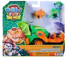 Spin Master „Paw Patrol“ filmo 3 dinozaurų tematikos transporto priemonė „Rokis“