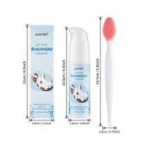 Gentle Deep Cleansing Cat Chin Acne Lotion With Cleaning Brush Pet Grooming Essentials