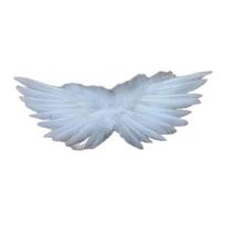 Mini Feather Angel Wing Black Wing Hanging Ornament Photo Props Performance Show DIY Costume Christmas Tree Decor 21cmX9cm balta
