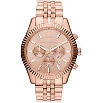 Michael Kors MK8319 Lexington Chronograph Men's Watch 45mm ryškiai rožinė