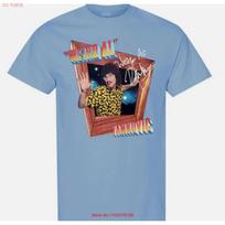Vintage WEIRD AL YANKOVIC Cotton Light Blue All Size T Shirt vintage Washed Comfortable designer clothes Slightly graphic S įvairiaspalvis
