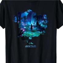 ZX Summer Avatar Movie Tshirt with Iconic Neytiri and Navi Logos  Durable Four Seasons Casual Mens and Womens Tshirts S