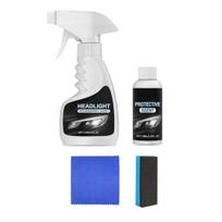 Yousheng Headlight Restoration Kit, Headlight Cleaner and Restorer Kit, Automotive Headlamp Restoration Kit, Removing Yellowing Oxidized for Car Truck black