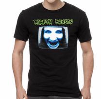 MARILYN MANSON cd cvr GET YOUR GUNN Manson TV Official SHIRT LRG new 2XL