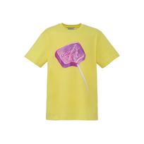 Onitsuka Tiger Graphic Tee Fashion Comfortable Design Short Sleeve T-Shirt Unisex tops Yellow Purple 2183B605-750 XS