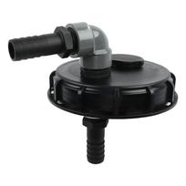 IBC Cover DN150 Rainwater Pail Water Tank Cover Pressure Buildup Prevention 25mm black