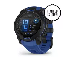 Išmanusis laikrodis Garmin Instinct 3 AMOLED, 45 mm, juodas korpusas / mėlynas dirželis
