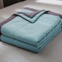 New Double Sided Cooling Blanket Cold Effect Breathable Conditioning Quilt Spring Summer Solid Color Cooler Quilt žalia