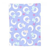 Cute Moon Bunny And Stars Pattern Blankets Fleece Throw Blanket Soft Throw Blankets for Couch Bedding Throws Bedspread Quilt Size: 75*100cm, Weight: 230 GSM
