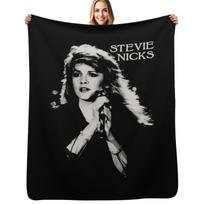 Stevie Silhouette - Stevie Nicks Throw Blanket Stylish Warm Blanket for Living Room Bedroom Size: 75*100cm, Weight: 230 GSM