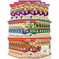 Amano Foods Freeze-Dried Miso Soup Regular 5 Varieties 30 Servings Assortment Set Instant Stockpiling Food Domestic Dried Vegetables