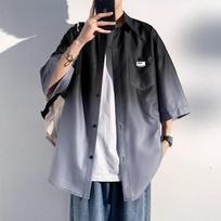 Summer seaside vacation shirt, men's all-match shirt L juoda