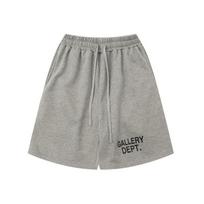 Cross-border trendy brand GALLERY DEPT letter-printed casual camouflage shorts men's and women's high street sports beach pants S