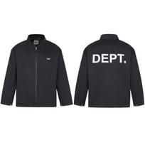 Cross-border American trendy brand GALLERY DEPT micro-label letter slogan coach jacket men's and women's high street cardigan jacket S