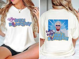 Baby Billy’s Bible Bonkers Misbehavin’ T Shirt, tv character humor, tv game show 2XL