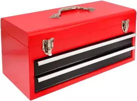 AW-Tools AWTOOLS METALINĖ ĮRANKIŲ DĖŽĖ 2 STALČIAI 48x22x24,5cm