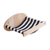 Wall Mounted Cat Steps Solid Wood Wooden Perch SpaceSaving Pet Furniture for Small Areas, Living