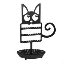 Earring Tree Organizer Removable Display Stand Decorative Cat Jewelry Rack for