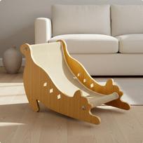 Cat Scratcher Lounge Chair Elevated Design Sisal Scratching Lounger WaterResistantResistant Pet
